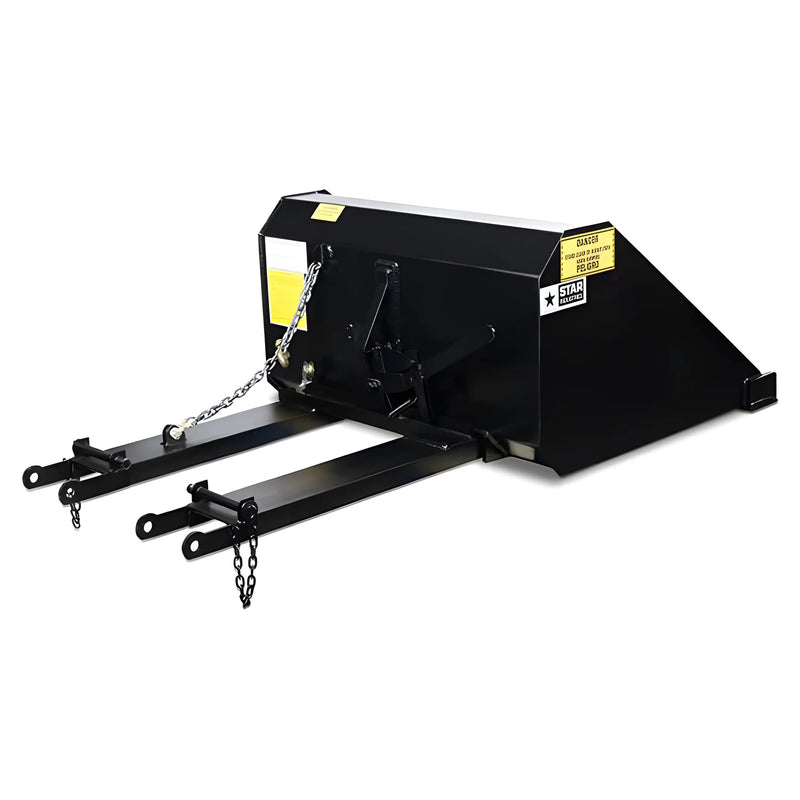 Self-Dump Forklift Bucket for Forklifts | 45"-84" | 0.25-1 Cubic Yard | Manual & Hydraulic | Star Industries