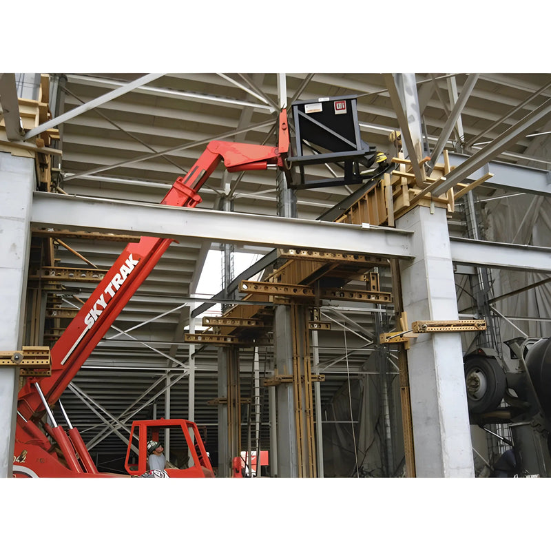 Concrete Hopper for Forklift | 3/4 Cubic Yard | 30" Swivel Chute | Manual Discharge | Star Industries