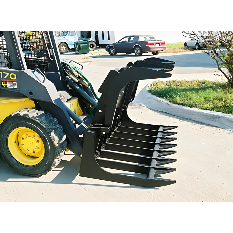 Root Grapple for Skid Steer | 66"-84" | Independent Hydraulics | Heavy-Duty Steel | Star Industries