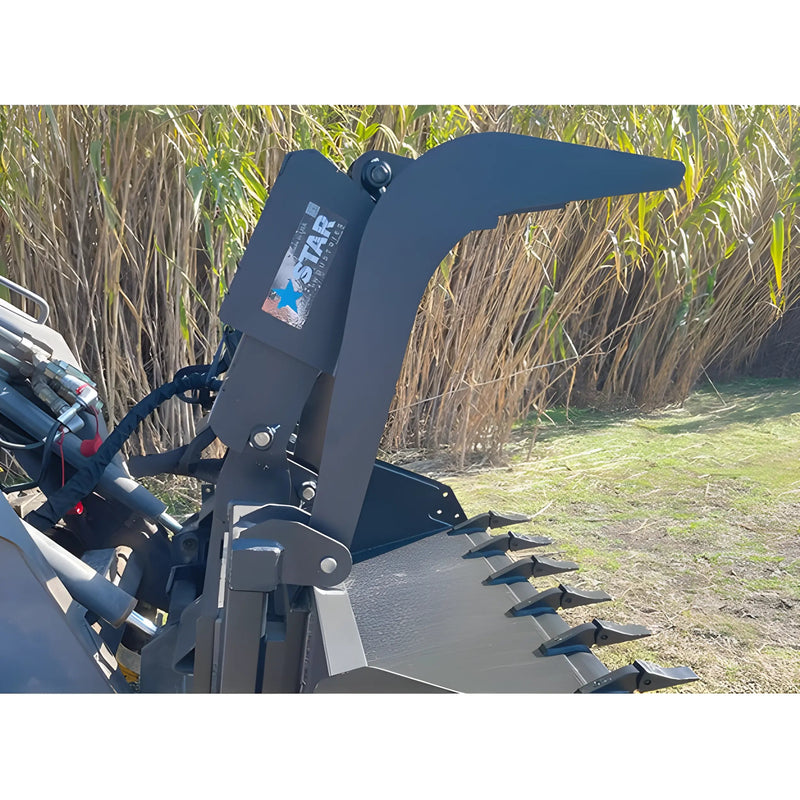 Universal Grapple Adapter for Skid Steer Buckets | Dual Cylinders | Heavy-Duty Steel | Star Industries