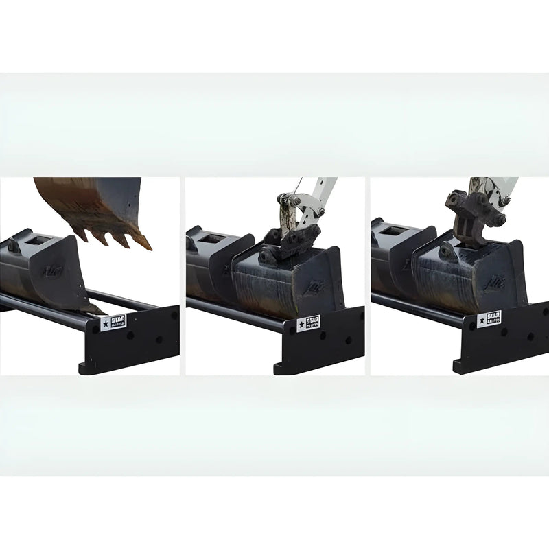 Excavator Bucket Rack | Heavy-Duty Steel | Multi-Capacity Storage | Star Industries