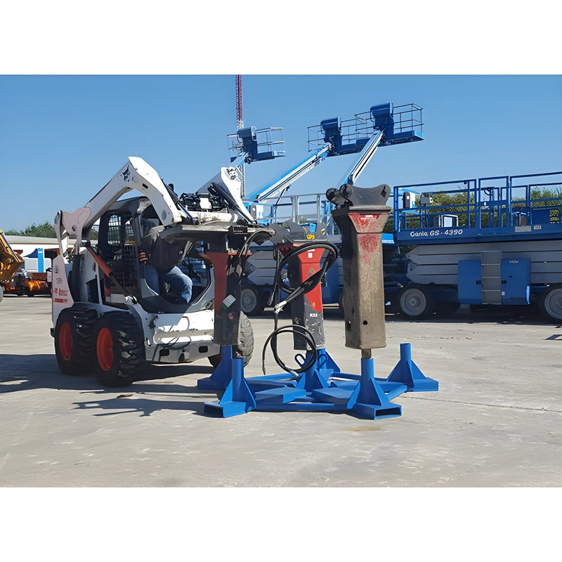 Hydraulic Hammer Stand for Hydraulic Breakers | Heavy-Gauge Steel | Protective Arms | Star Industries
