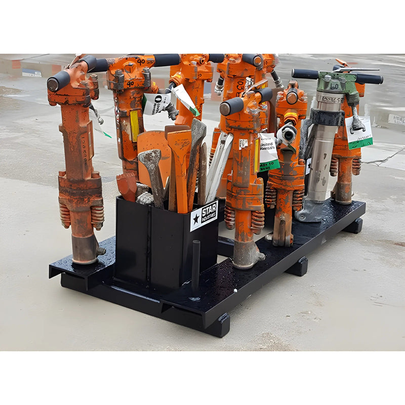 Paver Breaking Pallet | Heavy-Duty Steel Frame | Reinforced Cross-Bracing | Star Industries