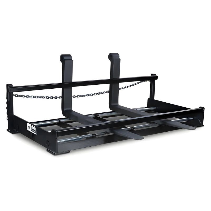 Fork Storage Rack for Forklift | 6-9 Pairs | Heavy-Duty Steel | Star Industries