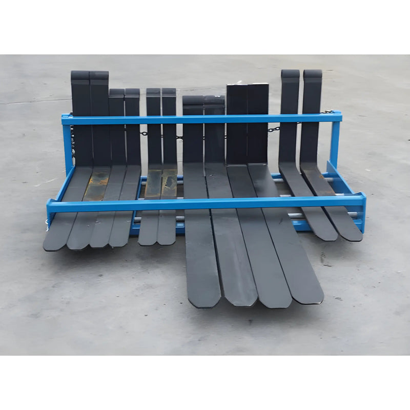 Fork Storage Rack for Forklift | 6-9 Pairs | Heavy-Duty Steel | Star Industries