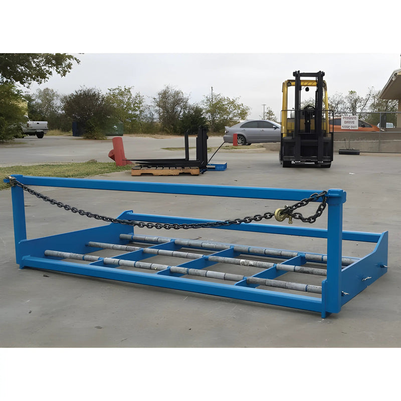 Fork Storage Rack for Forklift | 6-9 Pairs | Heavy-Duty Steel | Star Industries