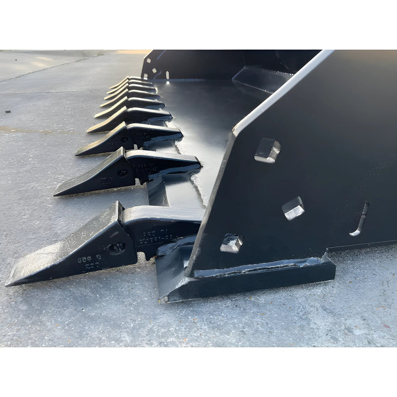 Extreme Duty Skid Steer Bucket for Skid Steer | 72"-96" | AR400 Wear Plates | Reinforced Construction | Star Industries