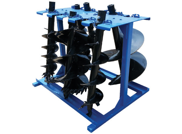 Auger Rack for Skid Steer | Heavy-Gauge Steel | Star Industries
