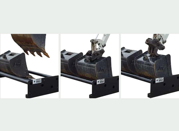 Excavator Spring Rack Excavator Bucket Rack | Heavy-Duty Steel | Multi-Capacity Storage ...