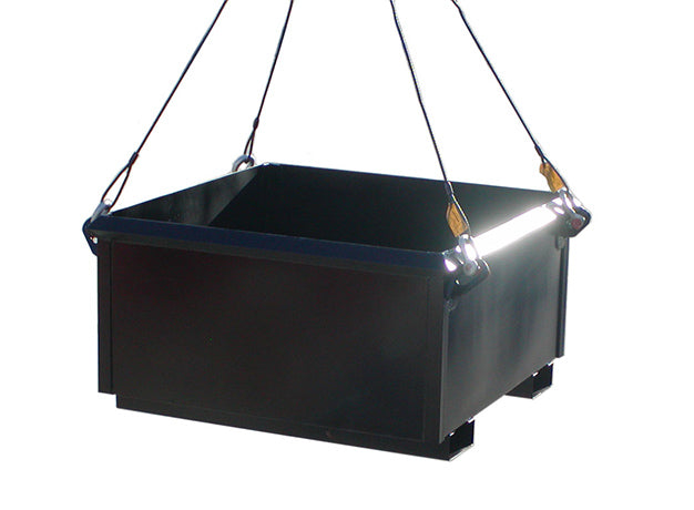 Crane Lift Box for Crane | 4,000 lb | 10-Gauge Steel | Four-Point Rigging | Star Industries