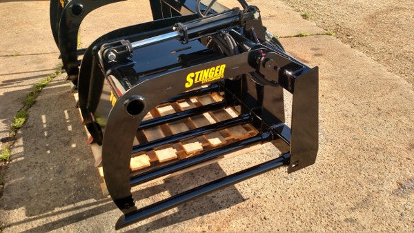 Tine Grapple Bucket Skid Steer Attachment