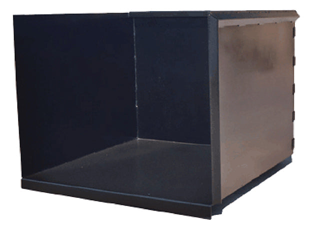 Trash Hopper for Forklift | 5′-7′ | 3/16" Steel | Universal Fork Pocket | Star Industries