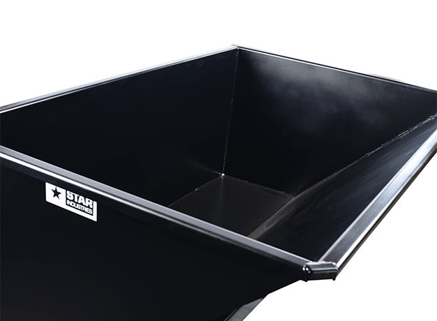 Trash and Waste Hopper for Skid Steer & Telehandler | 48"-84" Width | 1 - 1.75 Cubic Yard | 3/16" Steel | Star Industries
