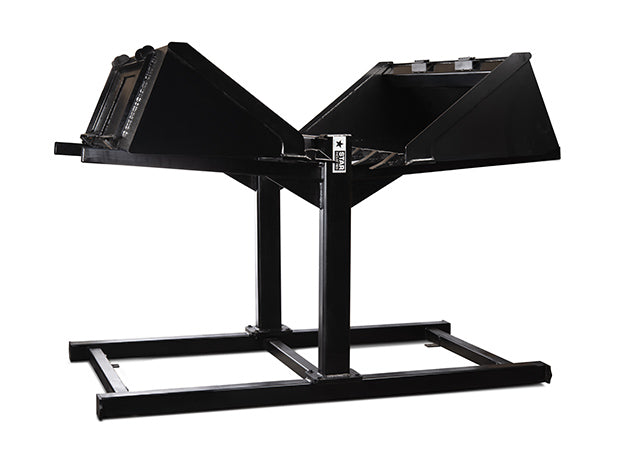 Forklift/Skidsteer Bucket Rack | 2-6 Bucket Capacity | Heavy-Duty Steel | Reinforced Arms | Star Industries
