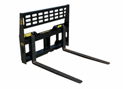 Black Stinger Attachment detached from tractor