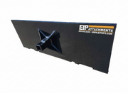 Heavy-duty skid steer receiver hitch attachment by Eip, featuring 3/8" steel construction and powder-coated finish.