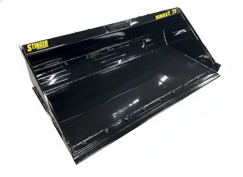 Series 272 Black Stinger Attachment detached from tractor