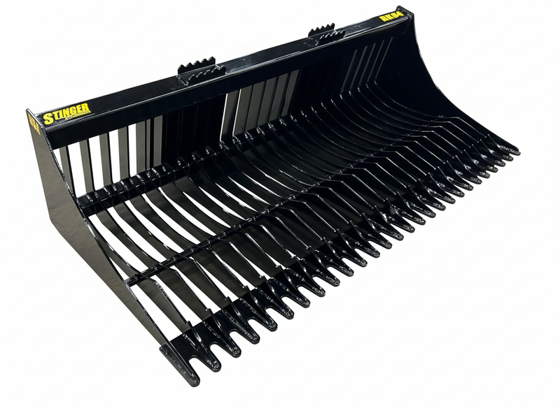 Tractor Rock Bucket from Stinger Attachments