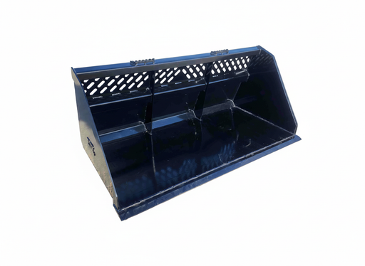 XL High Capacity Open Back Bucket for skid steer, featuring open rear design for efficient material distribution.