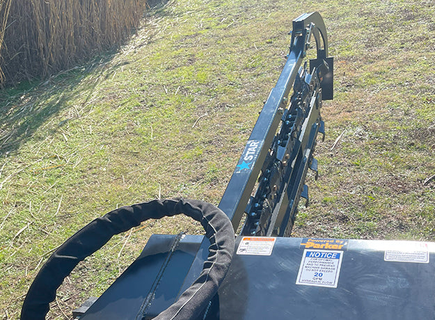 Trencher for Skid Steer | 48" Capacity | 15" Auger | Star Industries