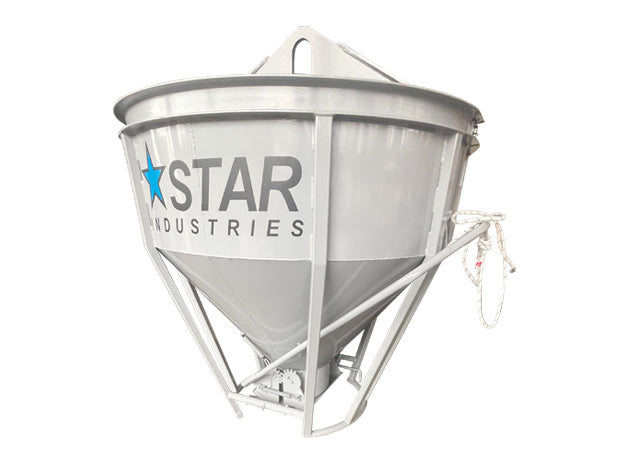 Concrete Bucket for Crane | 1.96 cu yd | 8,598 lb Capacity | ASME Compliant | Star Industries