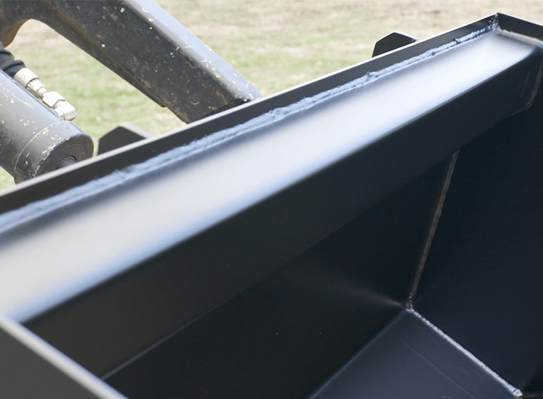 Concrete Bucket for Mini Skid Steer | ¼ cu yd | Quick-Attach | Concrete Placement | Star Industries