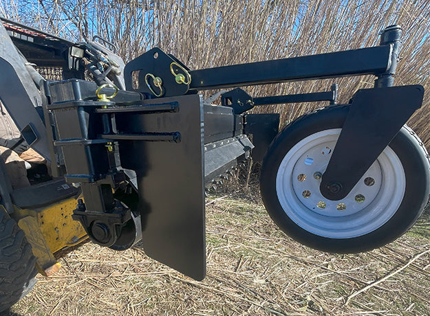 72" Power Rake for Skid Steer | Bi-Directional Drum | Carbide Teeth | Star Industries