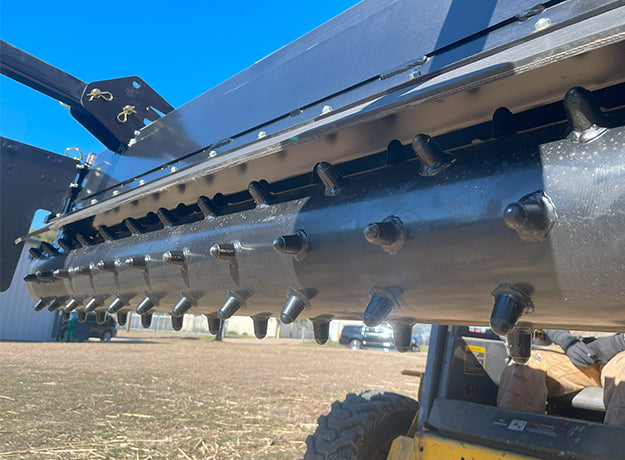 72" Power Rake for Skid Steer | Bi-Directional Drum | Carbide Teeth | Star Industries